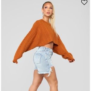 Fashion nova jean shorts